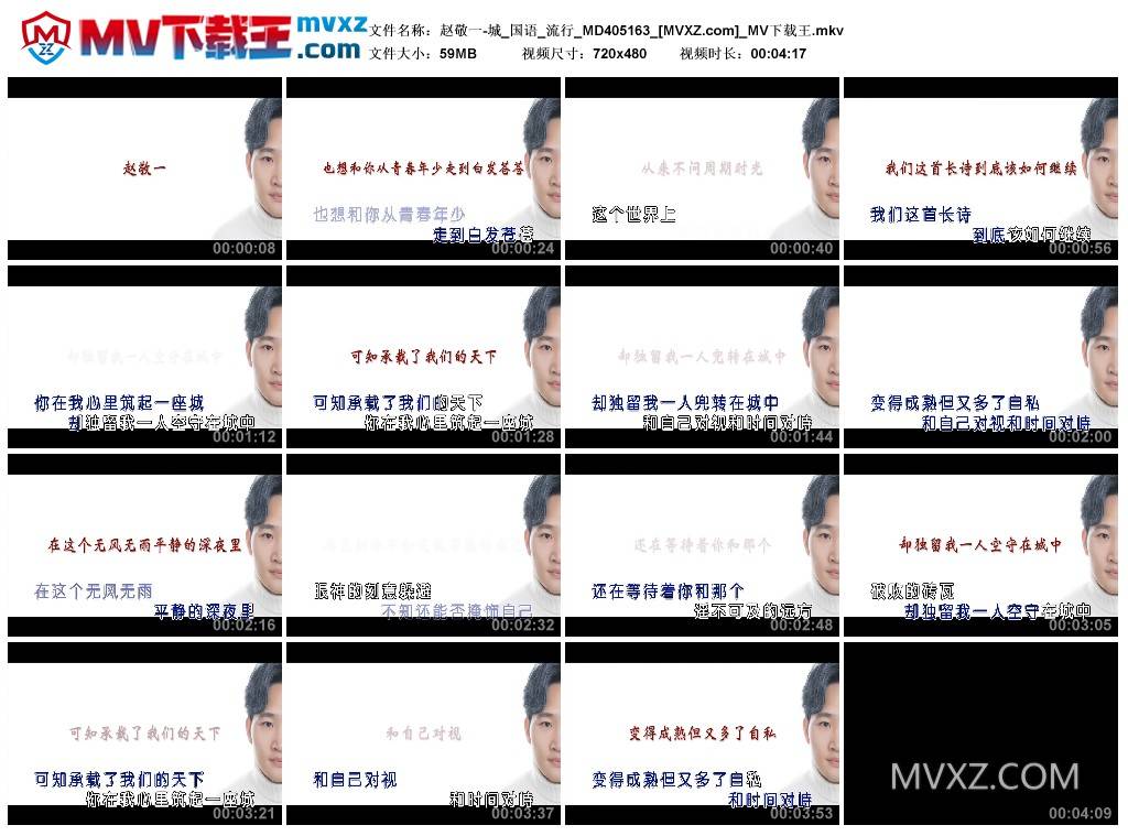 赵敬一-城_国语_流行_MD405163